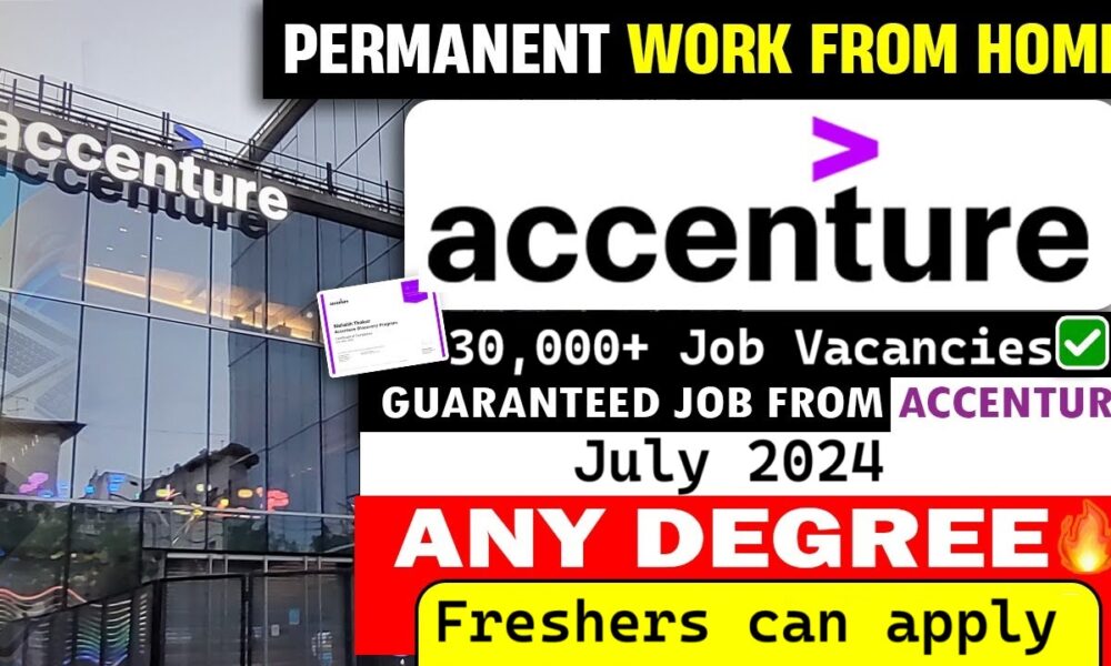 Accenture Work From Home Freshers 0 2 Yrs 30 000 Job Vacancies