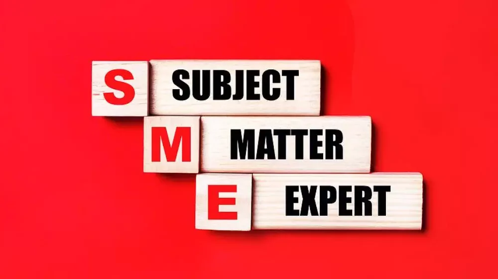 Subject Matter Expert