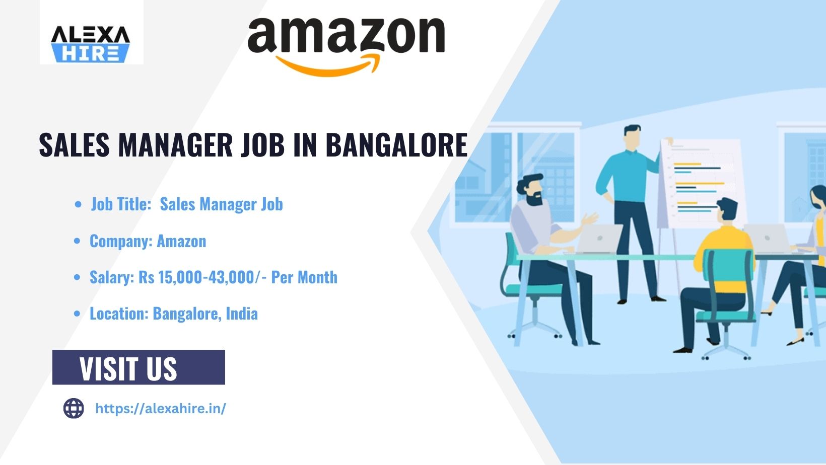 Amazon Hiring Sales Manager Job in Bangalore| Best Opportunity