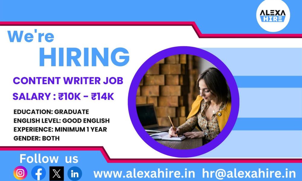 senior content writer jobs in bangalore