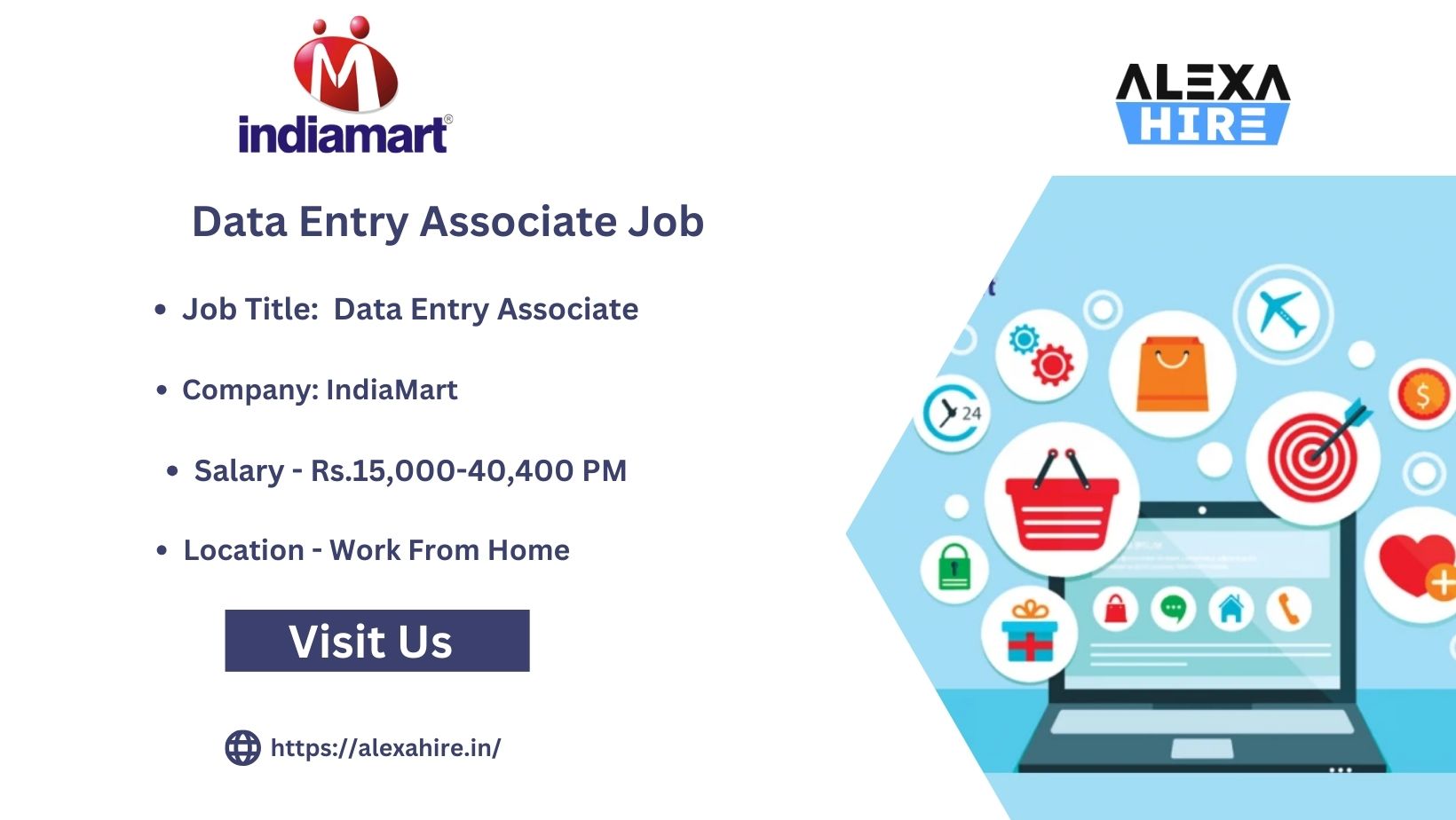 IndiaMART Hiring Data Entry Associate Job| Apply Right Now