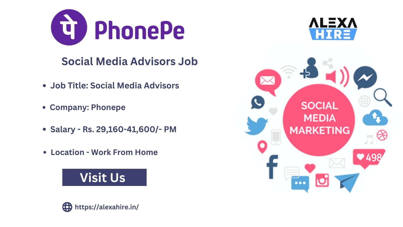 PhonePe is Hiring Social Media Advisors Job| Apply Right Now