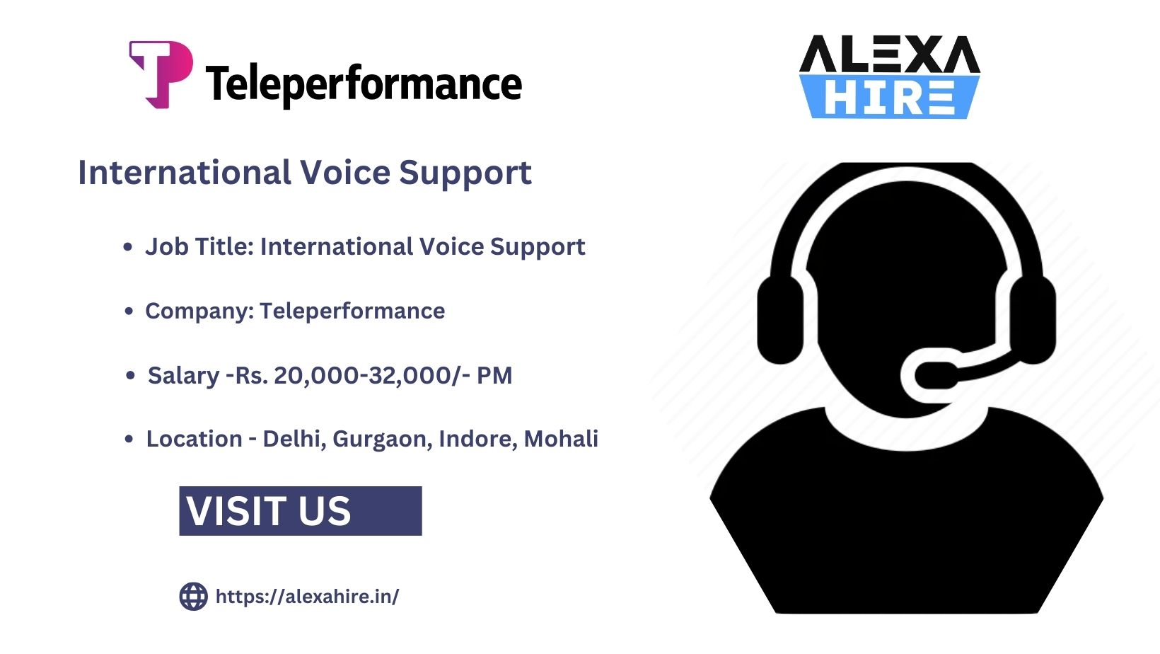 Teleperformance is Hiring International Voice Support Job
