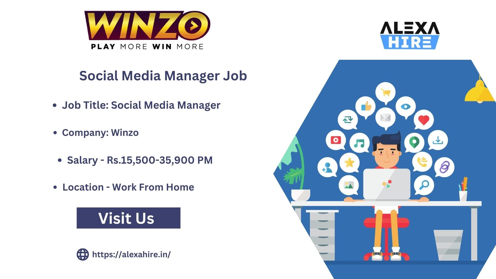 WinZO is hiring Social Media Manager| Best Opportunity