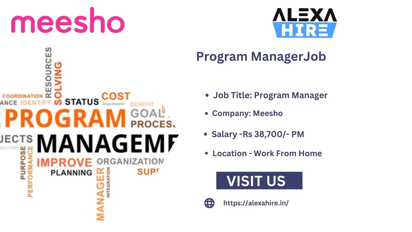 Work From Home Program Manager Jobs at Meesho| Apply Now