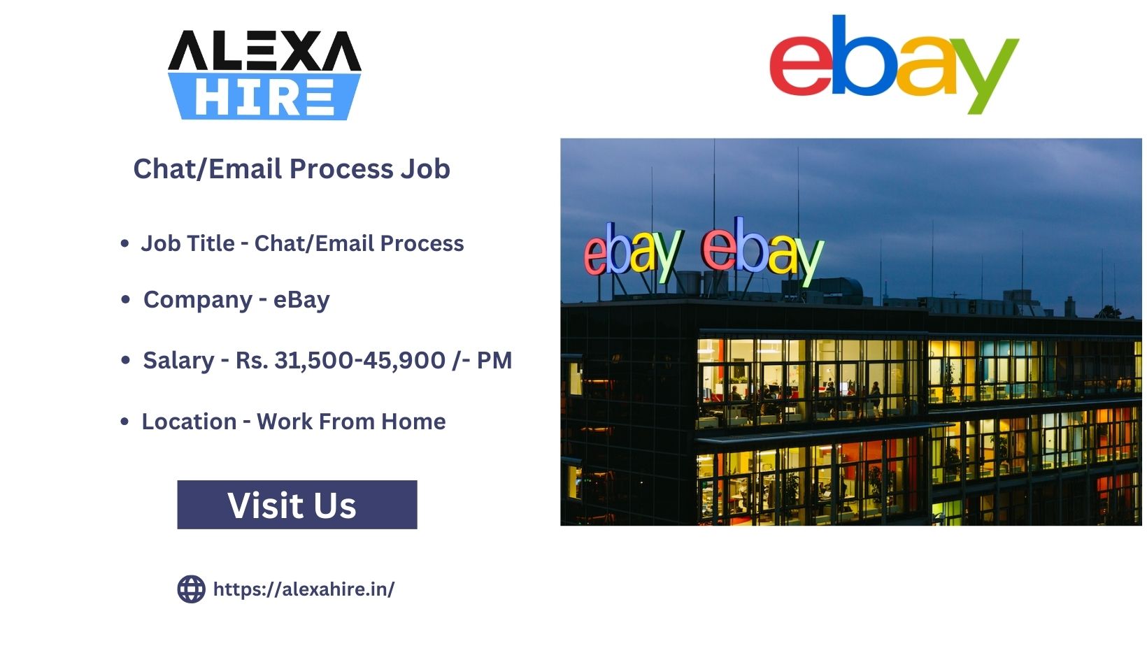 eBay Hiring Chat Email Process Work From Home Job| Apply Now