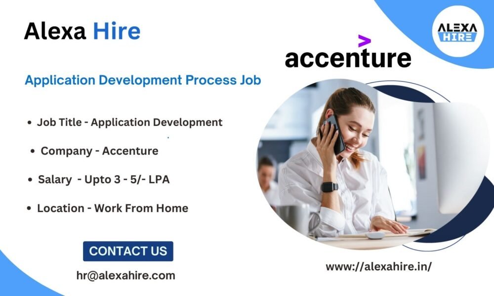 Application Development Associate at Accenture Apply Now