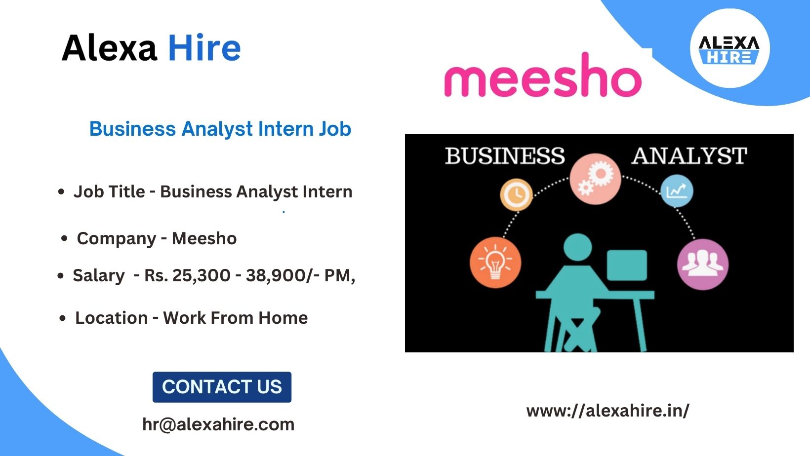 Business Analyst Intern At Meesho Best Opportunity Apply Now   Business Analyst Intern At Jio Best Opportunity Apply Now 