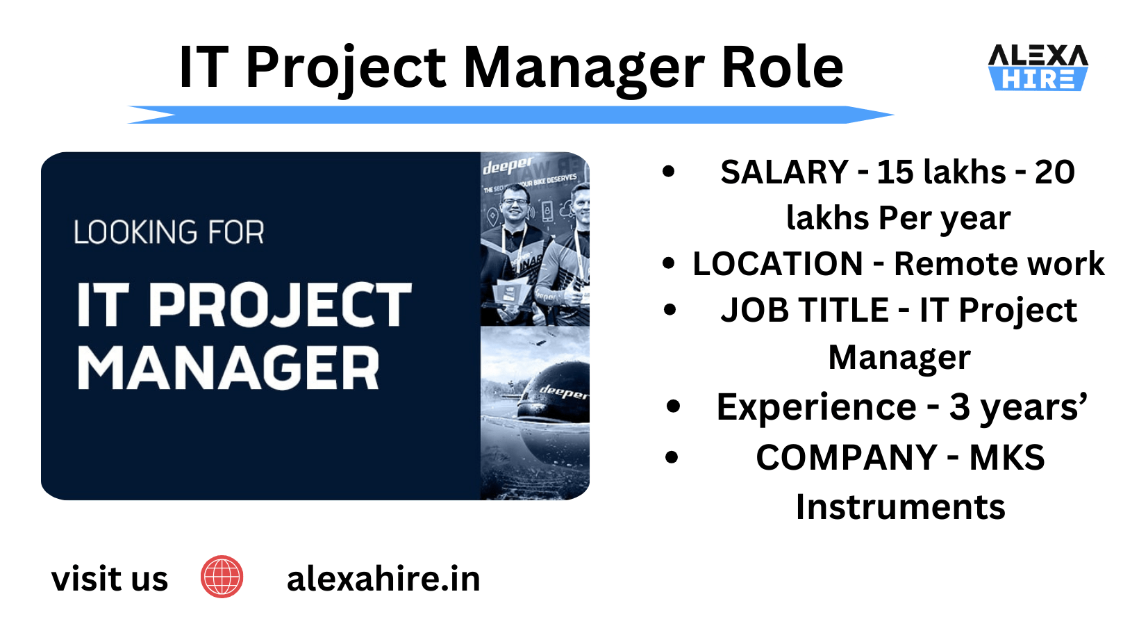 IT Project Manager , Remote Jobs