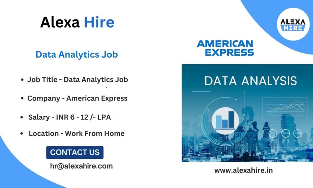 American Express Hiring Data Analytics Job Apply Right Now