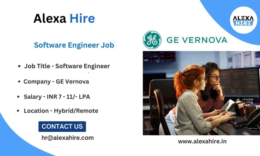 GE Vernova Hiring Software Engineers Job Apply Right Now