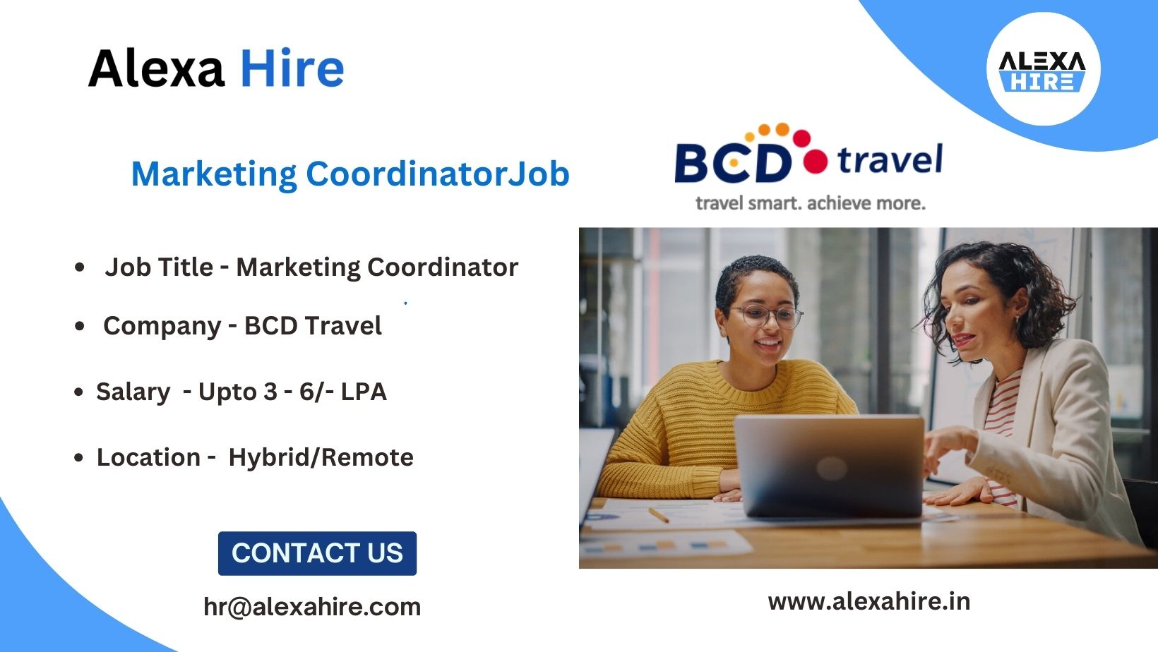 Marketing Coordinator Job at BCD Travel Apply Right Now
