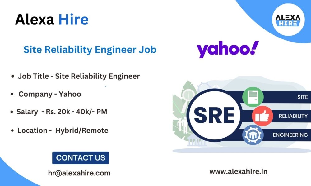 Yahoo Hiring Site Reliability Engineer Job Apply Right Now