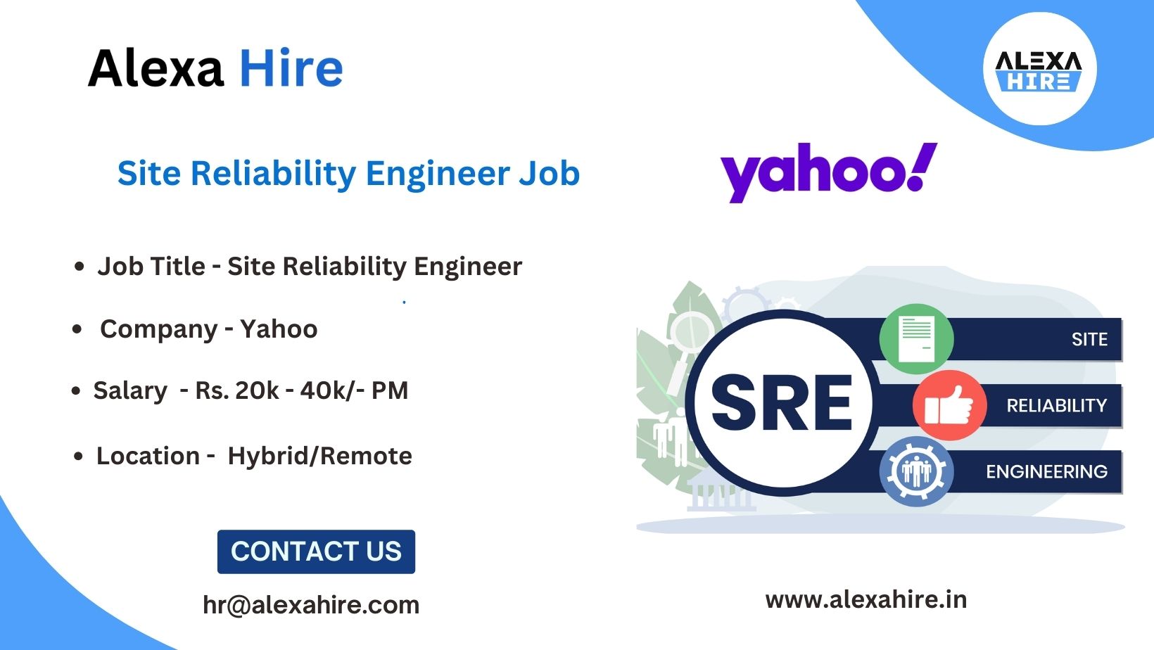 Yahoo Hiring Site Reliability Engineer Job Apply Right Now