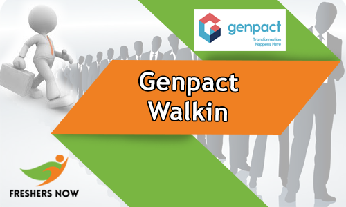 Genpact Walk-in-Interview