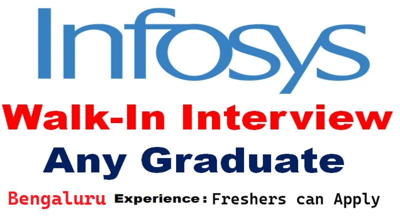 Infosys Freshers Walk-in-Interview