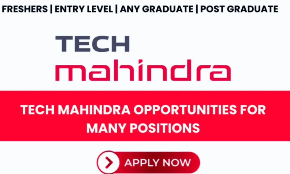 Tech Mahindra Freshers Walk-in-Interview