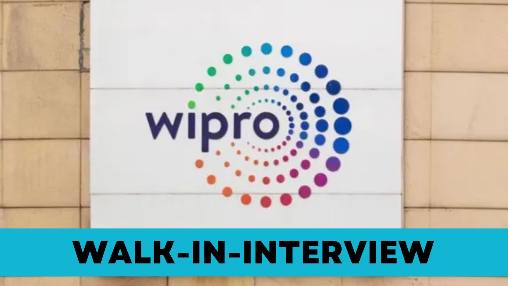 Wipro Walk-In Opportunity