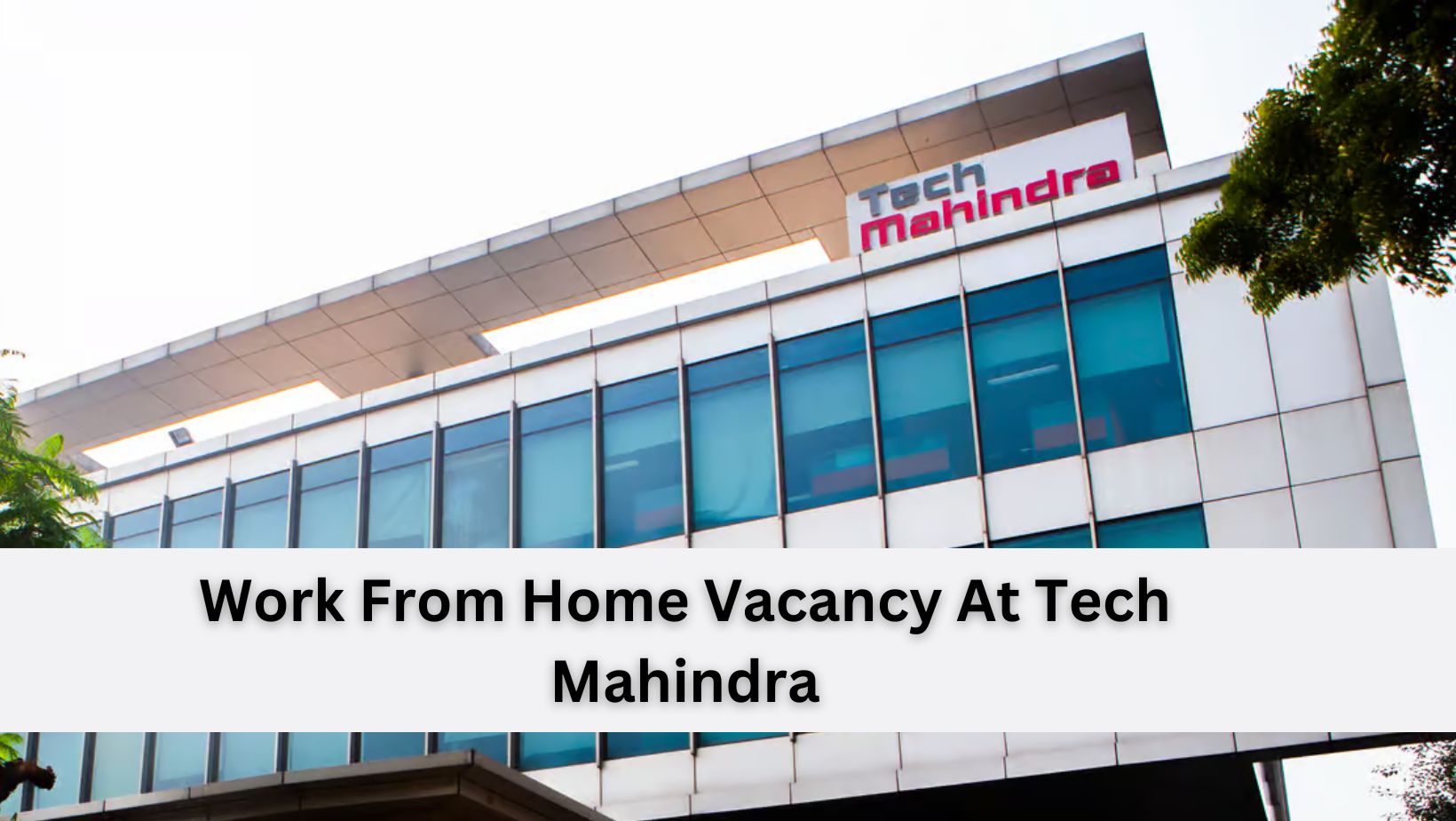 Work From Home Tech Mahindra