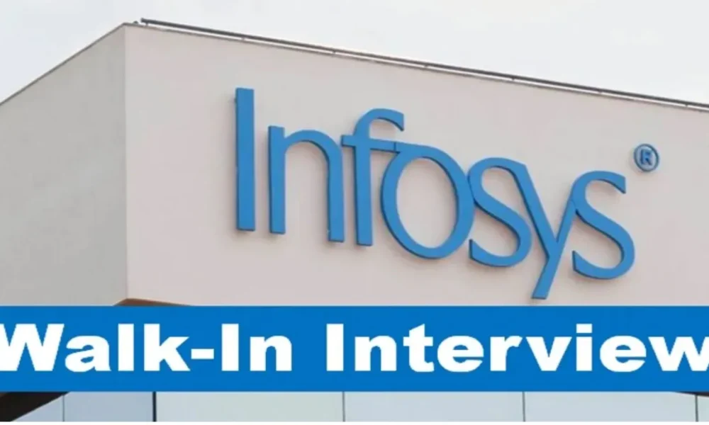 Infosys Walk-In Drive for Freshers