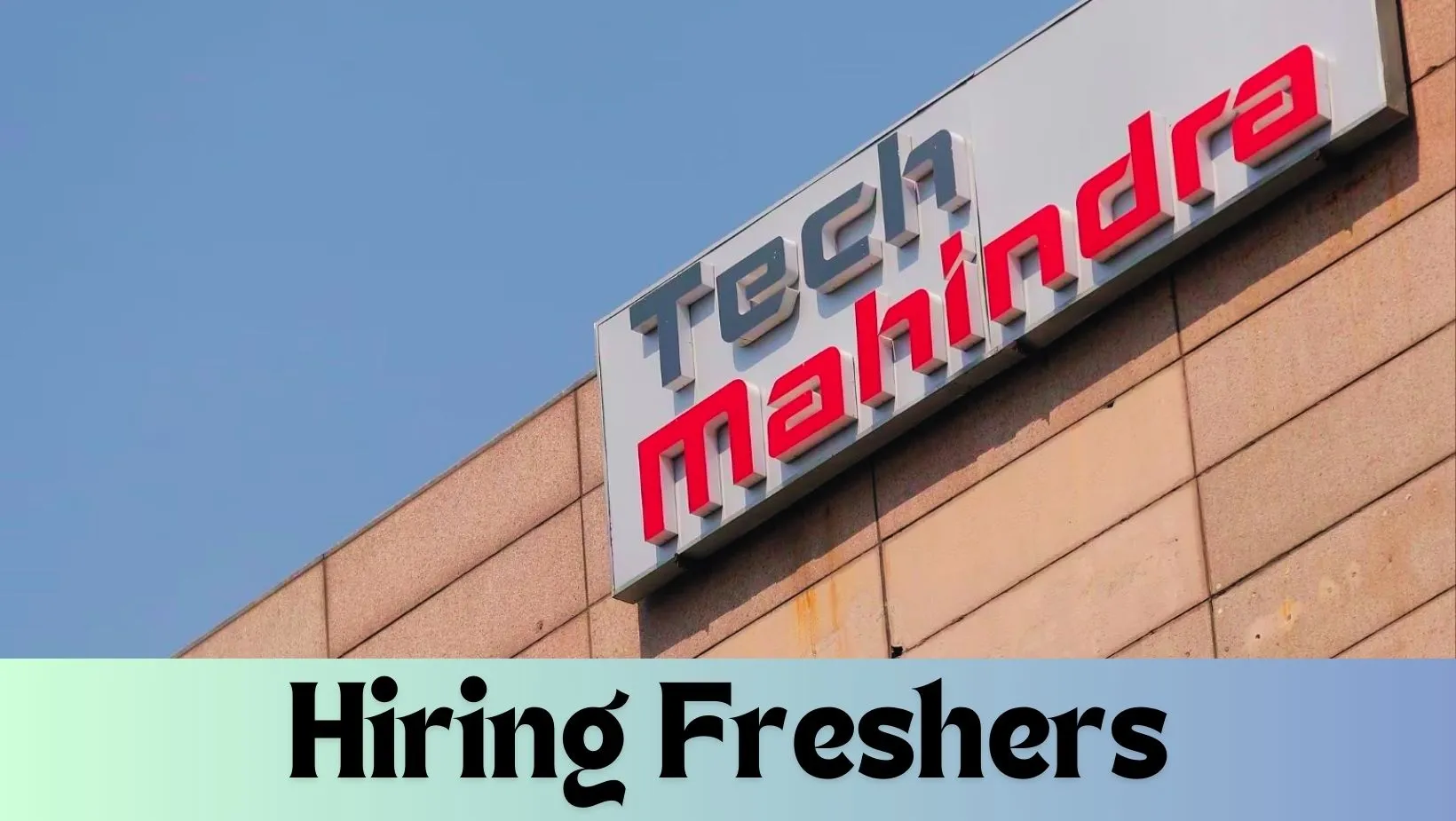 Tech Mahindra Hiring 2024