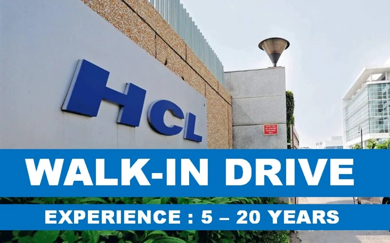 Hcltech wock-in ड्राइव नौकरियां