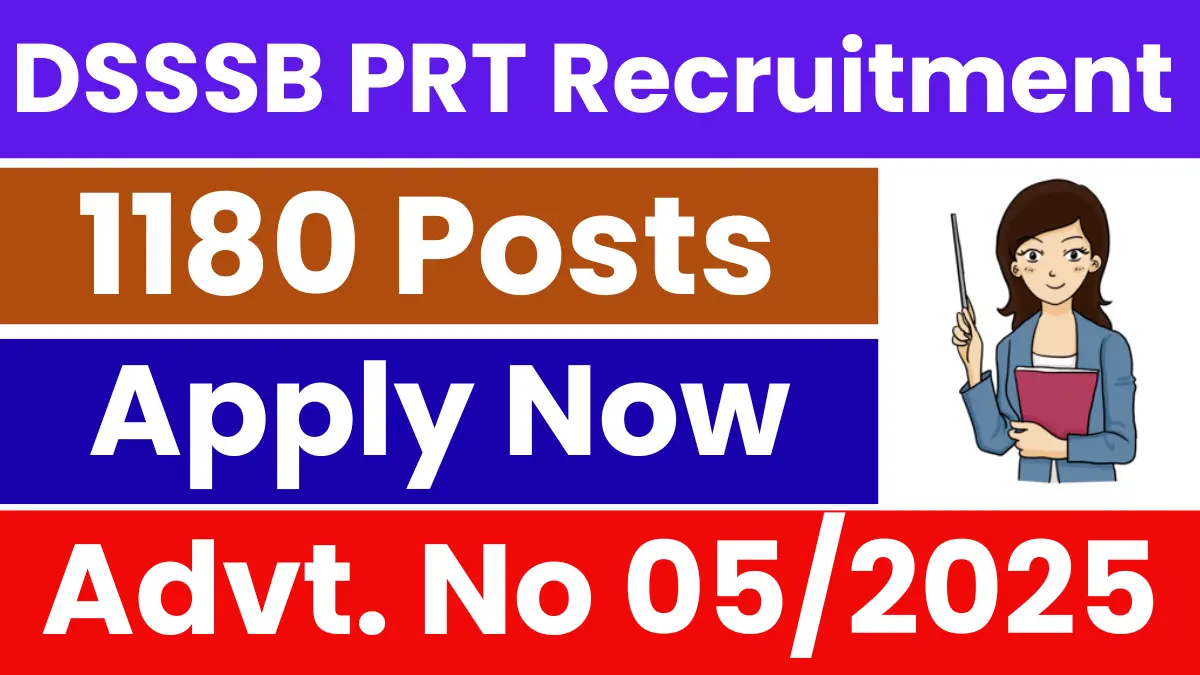 DSSSB Assistant Teacher Primary Recruitment 2025