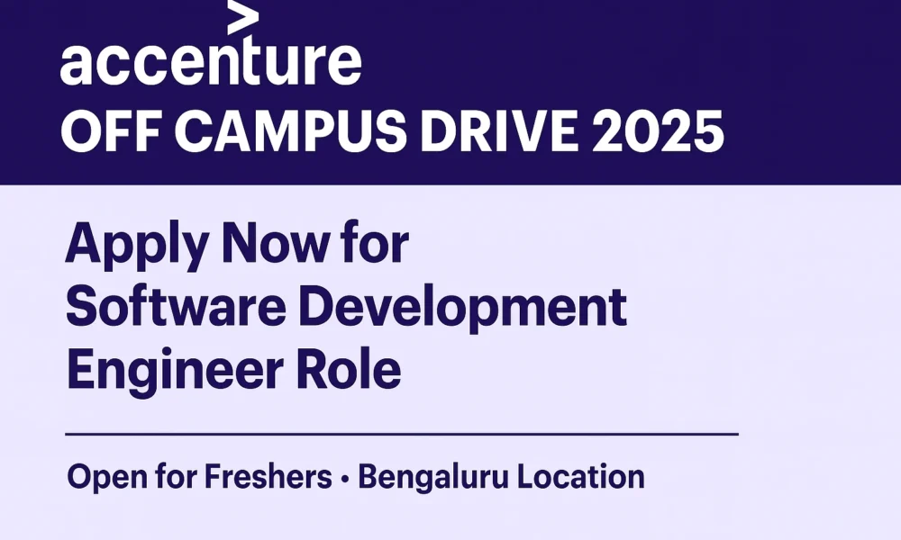 Accenture Off Campus Drive 2025