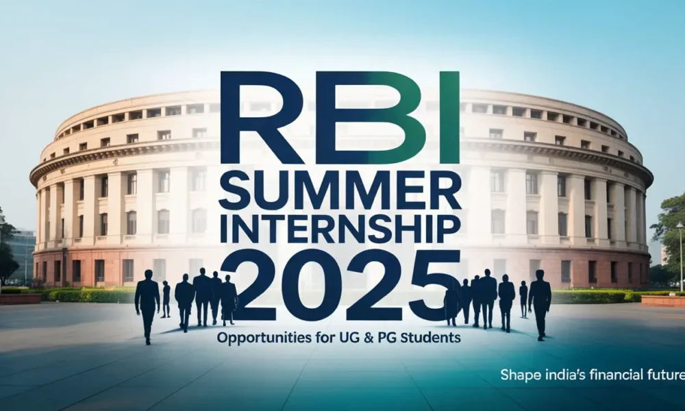 RBI Summer Internship 2025