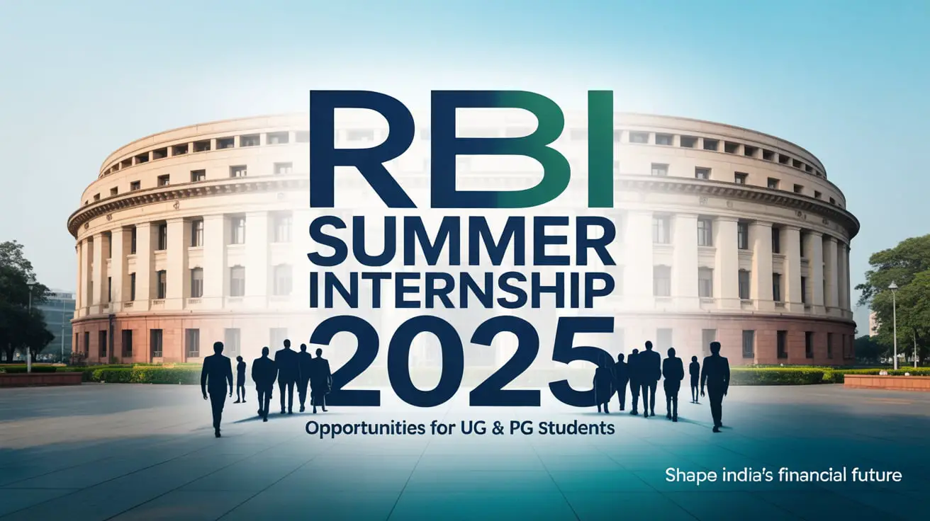 RBI Summer Internship 2025 Vacancy | Apply Today