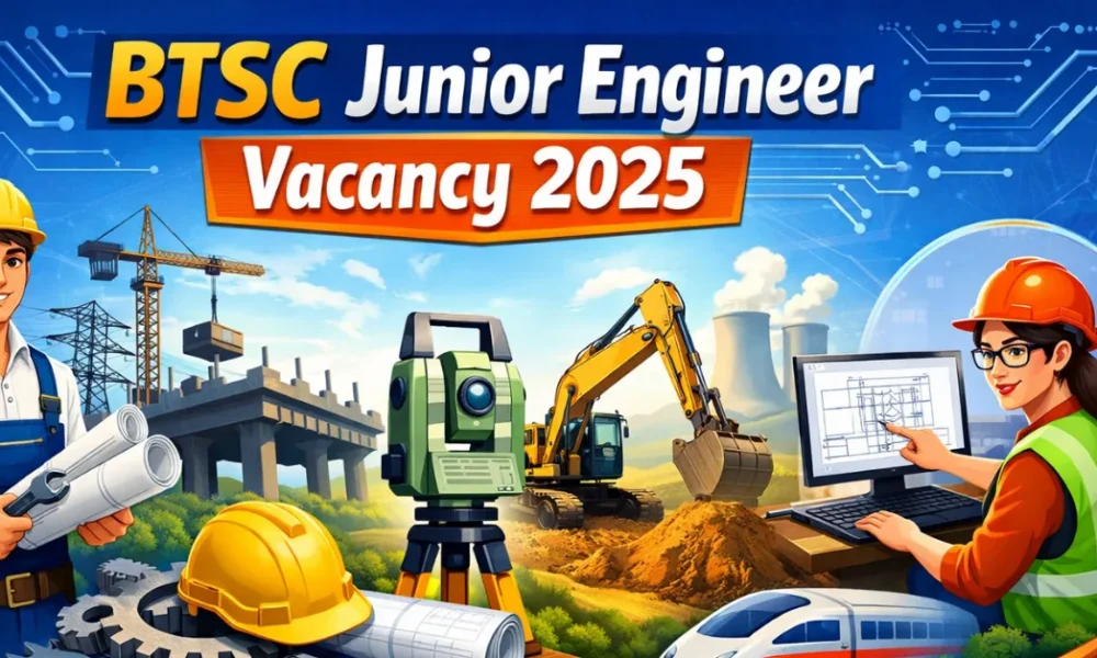 BTSC Junior Engineer Vacancy 2025