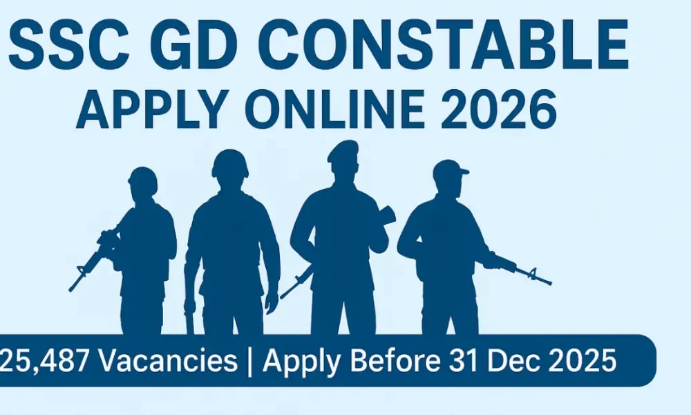 SSC GD Constable Apply Online 2026