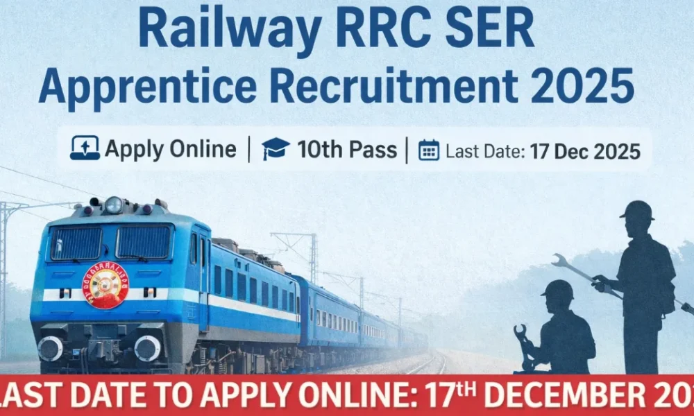Railway RRC SER Apprentice Recruitment 2025