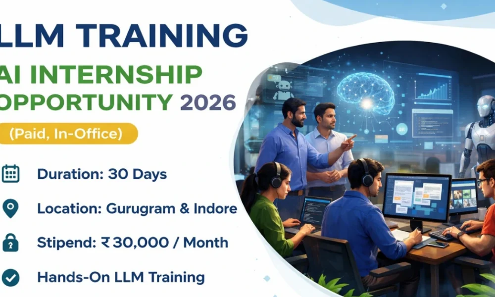 LLM Training AI Internship Opportunity 2026