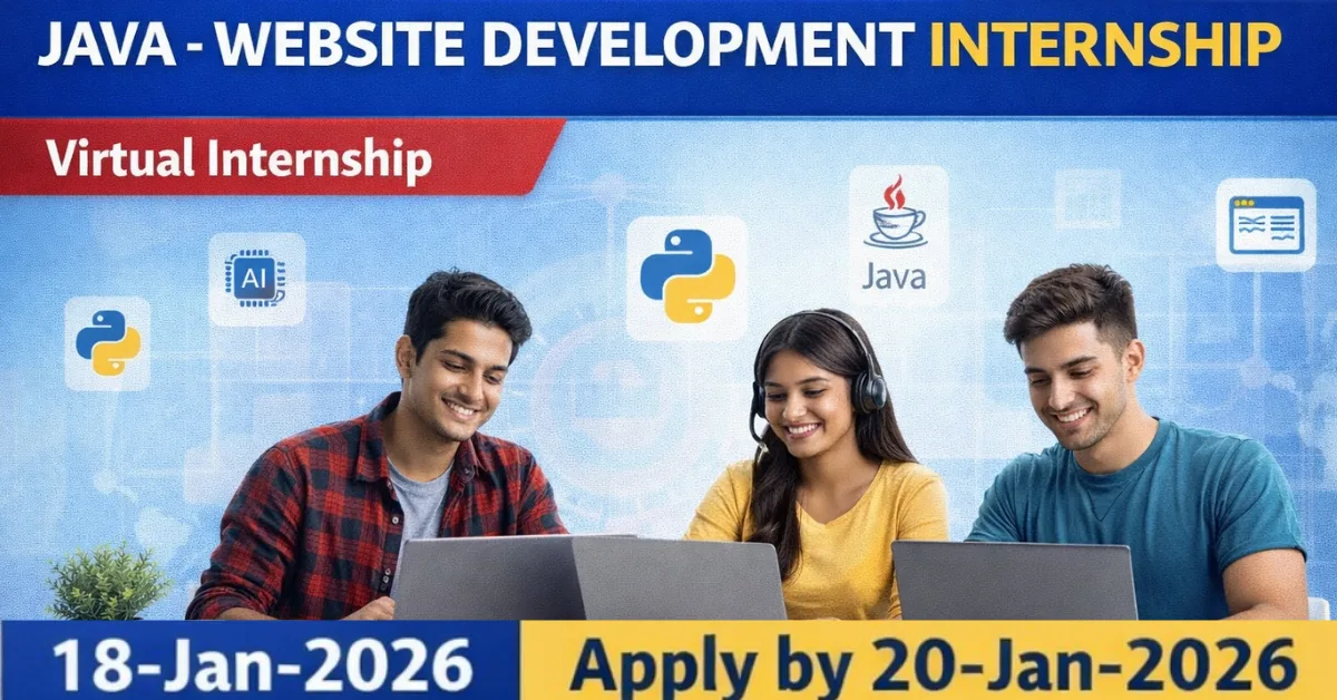 Python, AI, ML, Data Science, Java & Web Development Internship 2026 – RoboKwik (Virtual)