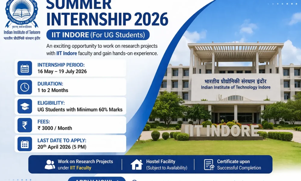 IIT Indore Summer Internship 2026
