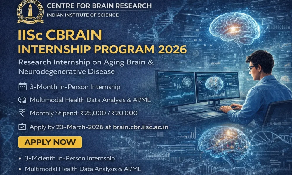 IISC CBRAIN Internship Program 2026