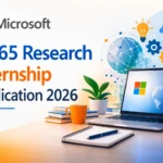 Microsoft M365 Research Internship Application 2026