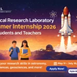 Physical Research Laboratory Summar Internship 2026