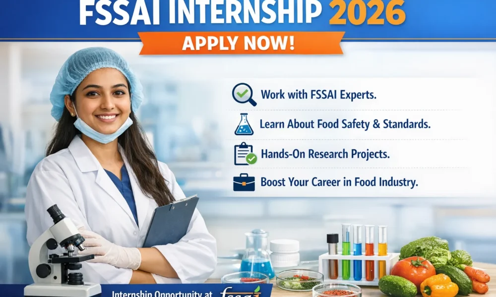 FSSAI Internship Programme 2026