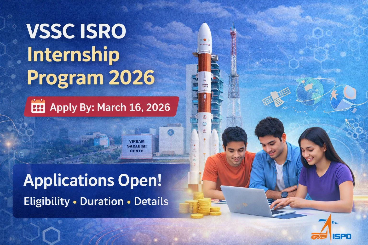 VSSC ISRO Internship Program 2026: Apply Online, Eligibility, Duration & Application Process