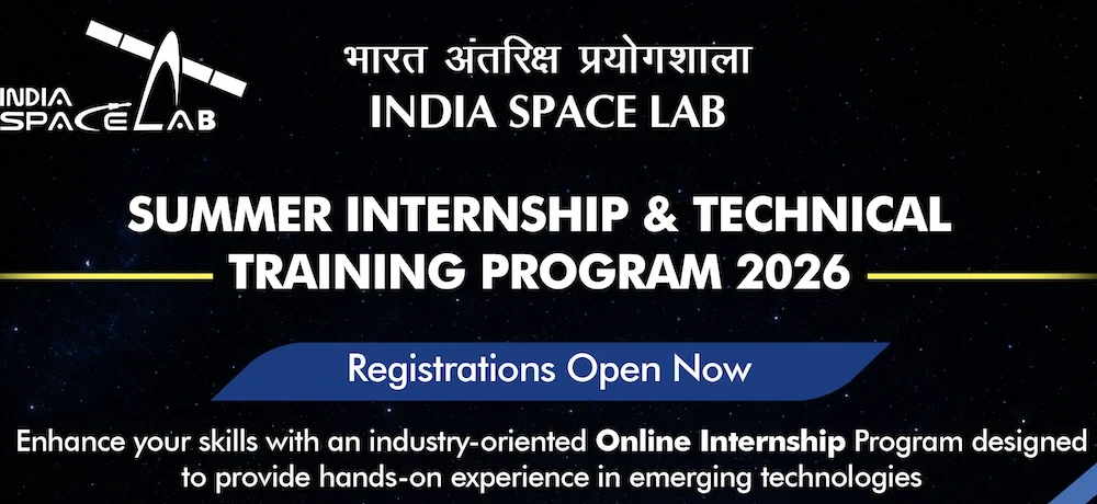 Indian Space Lab Summer Internship 2026