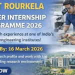 NIT Rourkela Summer Internship Programme 2026