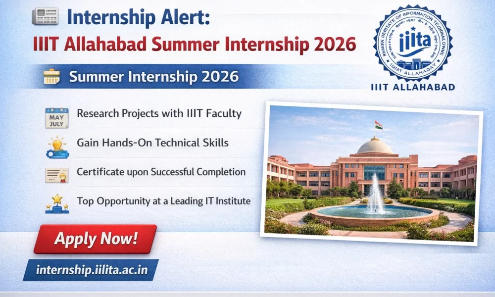 IIIT Allahabad Summer Internship 2026