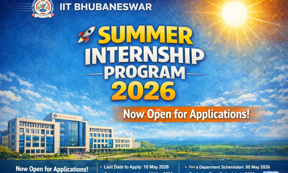 IIT DHARWAD Summer Internship Program 2026