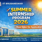 IIT DHARWAD Summer Internship Program 2026