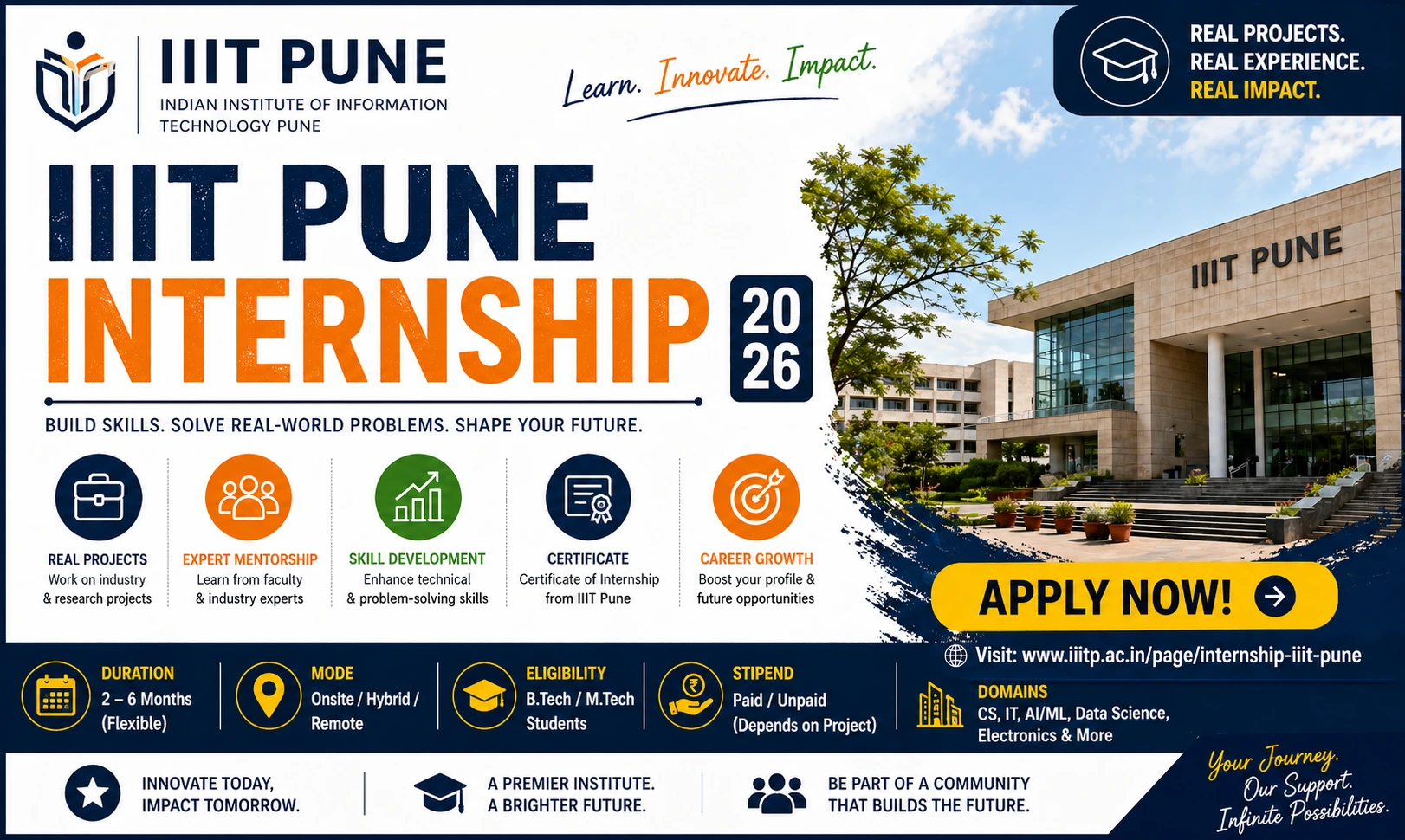 IIIT Pune Internship 2026 – Engineering Students Apply Now