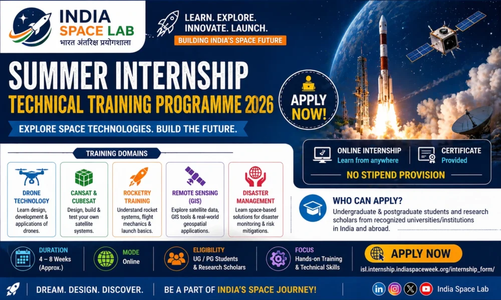 India Space Lab Internship 2026