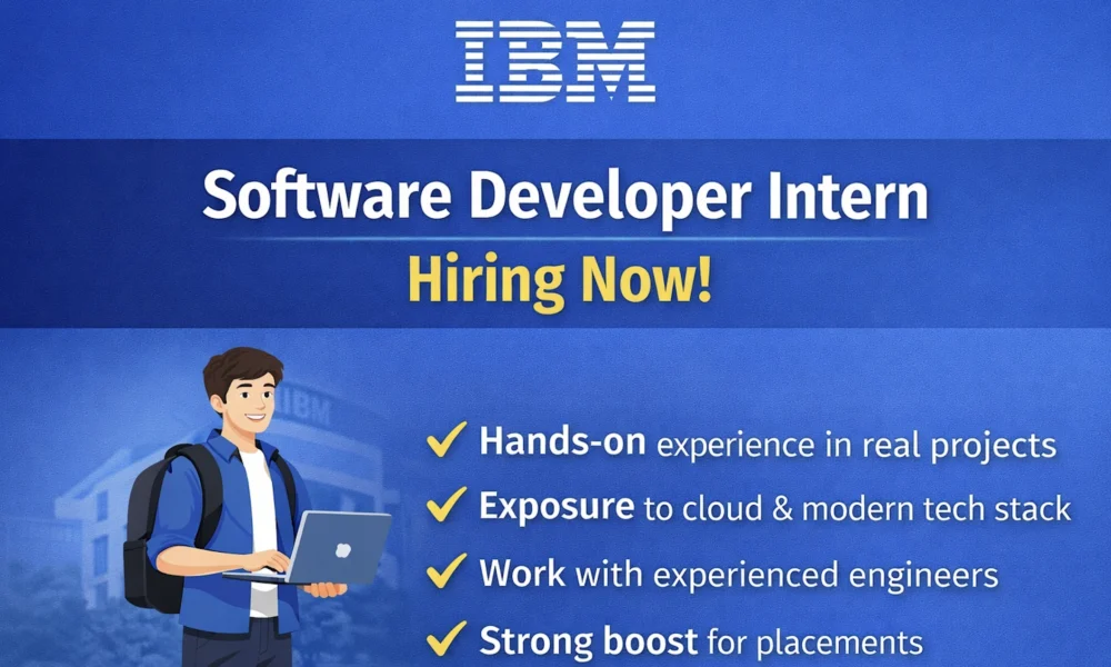 IBM Software Developer Internship 2026