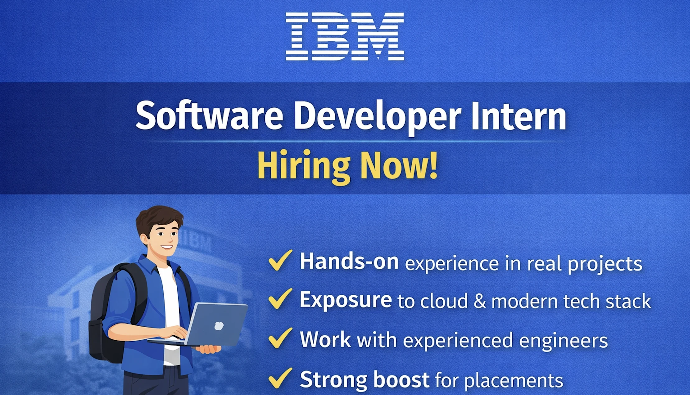 IBM Software Developer Internship 2026